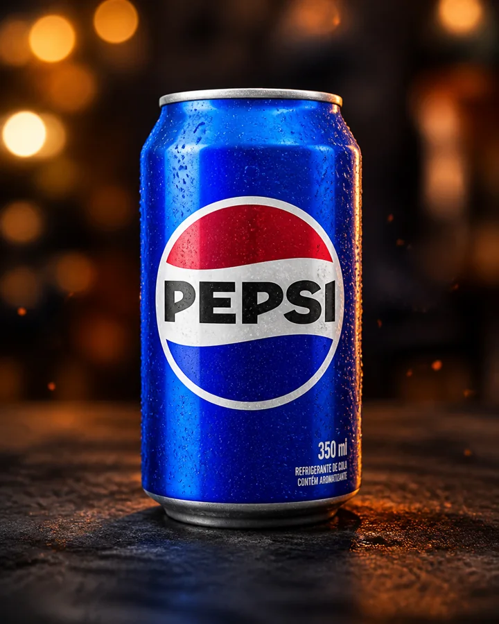 Lata de Pepsi gelada